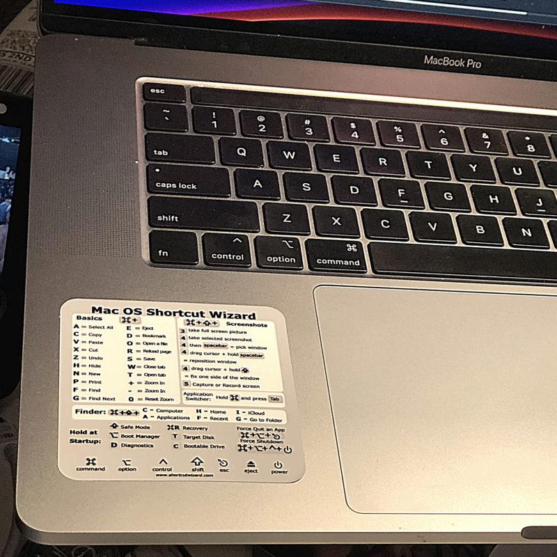 macbook pro mac keyboard shortcuts cheat sheet